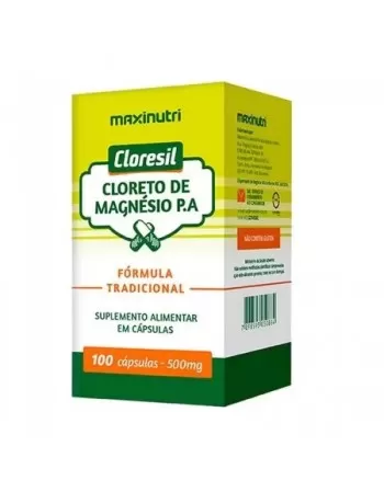 MAXINUTRI CLORESIL CLORETO MAGNESIO P.A 500MG 100CPS