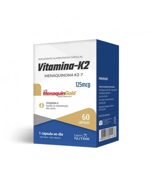 MAXINUTRI VITAMINA K2 125MCG 60CPS