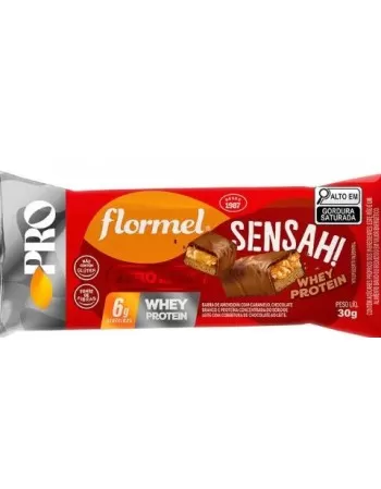 A barra de chocolate com caramelo e amendoim zero açúcar está de cara nova: agora na versão com whey protein! O que já era sensa