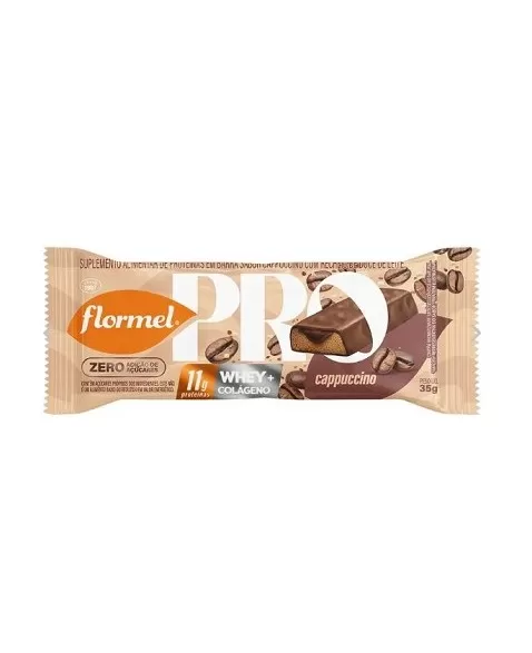 FlormePro é a linha de PROteína da Flormel com muito sabor, cremosidade e zero adição de açúcares. O sabor cappuccino contém cri