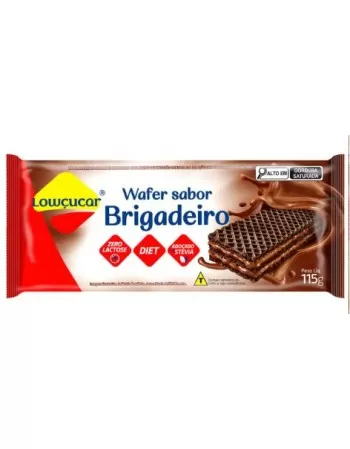 WAFER SABOR BRIGADEIRO ZERO AÇÚCAR 115G - LOWÇUCAR