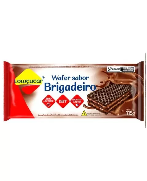 WAFER BRIGADEIRO ZERO 115G - LOWÇUCAR