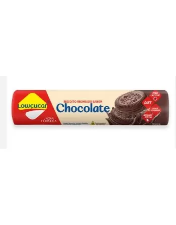 BISCOITO RECHEADO DE CHOCOLATE ZERO AÇÚCAR 120G - LOWÇUCAR