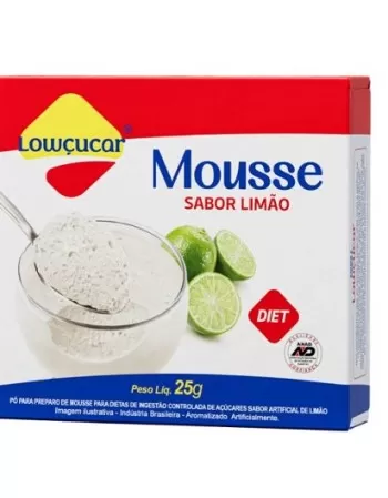 PÓ PARA MOUSSE LIMÃO ZERO AÇÚCAR 25G - LOWÇUCAR