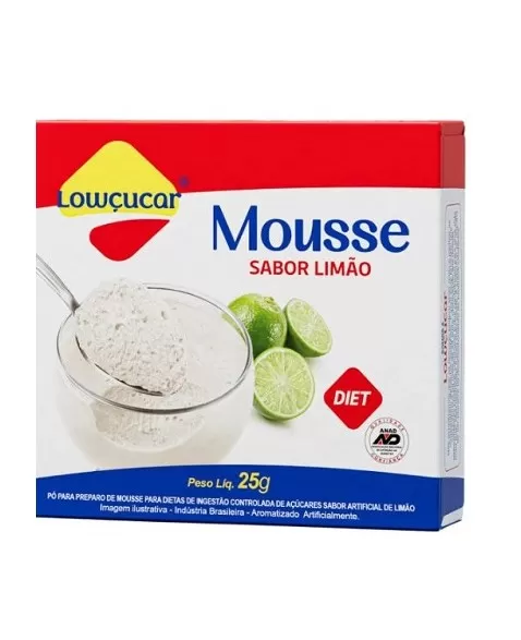 PÓ MOUSSE LIMÃO ZERO 25G - LOWÇUCAR