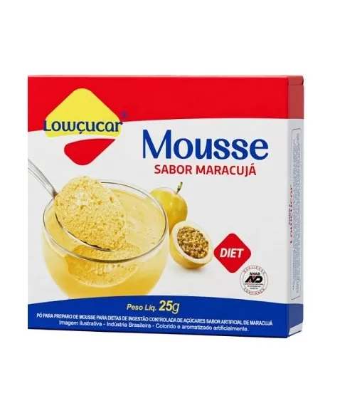 PÓ MOUSSE MARACUJÁ ZERO 25G - LOWÇUCAR