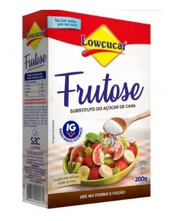 FRUTOSE 200G - LOWÇUCAR