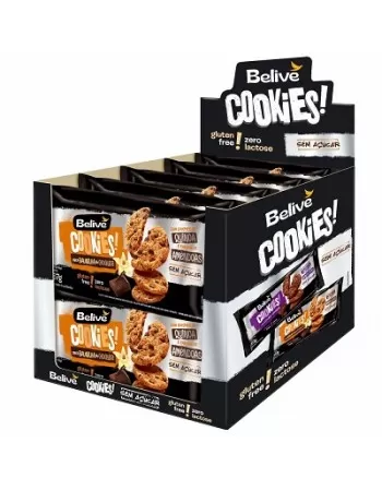 BELIVE COOKIES BAUNILHA C GOTAS DE CHOC ZERO DP 10X67G