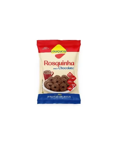 LOWCUCAR ROSQUINHA CHOCOLATE ZERO ACUCAR 150G