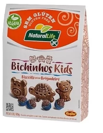 NATURALLIFE BICHINHOS KIDS BRIGADEIRO VEGANO S/G 80G