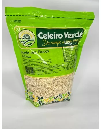 AVEIA EM FLOCOS GROSSOS 1KG - CELEIRO VERDE