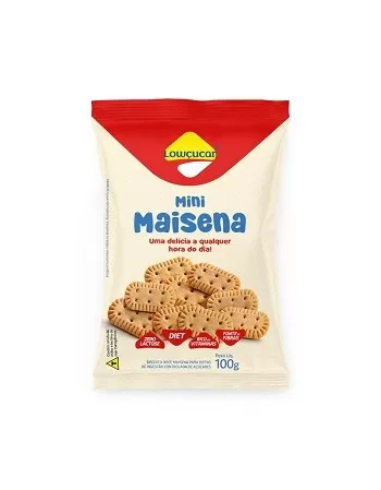 LOWCUCAR MINI MAISENA TRADICIONAL LOW ZERO ACUCARES 100G