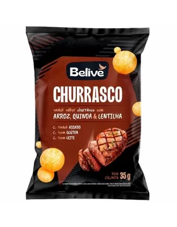 BELIVE SNACKS CHURRASCO 35G