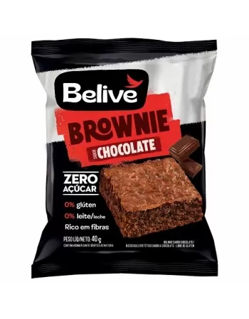 BELIVE BROWIE CHOCOLATE ZERO AC LACT S GLUTEN DP 10X40G