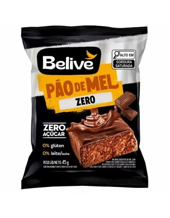 BELIVE PAO DE MEL ZERO DP 10X45G