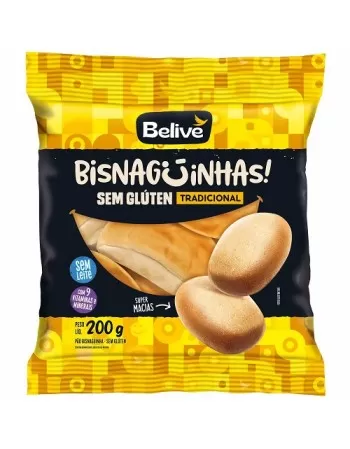 BELIVE BISNAGUINHA TRADICIONAL SEM GLUTEN 200G