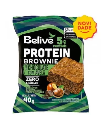 BELIVE BROWNIE PROTEIN CHOCOLATE C/AVELA S/G DP10X40G