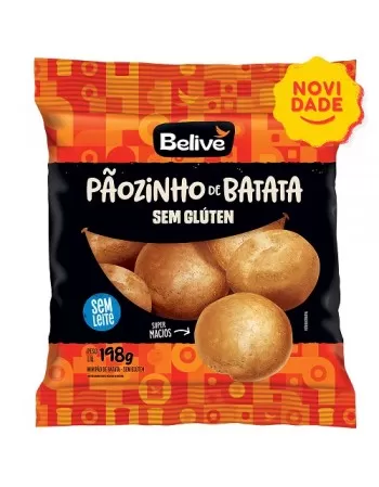 BELIVE PAOZINHO BATATA S/G 198G