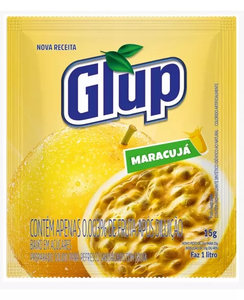 REFRESCO GLUP MARACUJÁ 15X25G - ENOVA