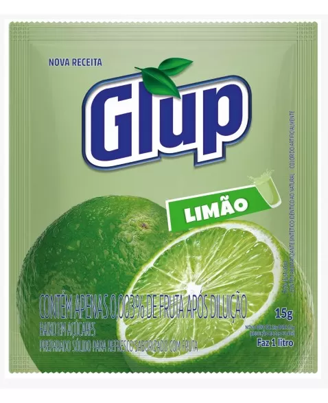 REFRESCO GLUP LIMÃO 15X25G - ENOVA