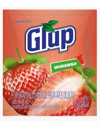 REFRESCO GLUP MORANGO 15X25G - ENOVA