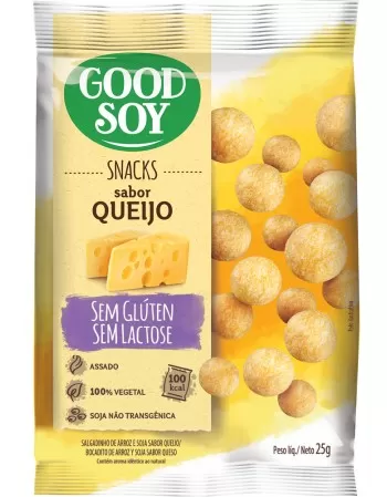 GOODSOY SNACKS SOJA QUEIJO 25G