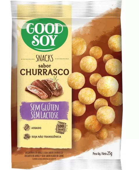 GOODSOY SNACKS SOJA CHURRASCO 25G