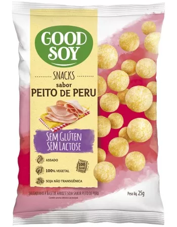 GOODSOY SNACKS SOJA PEITO DE PERU 25G