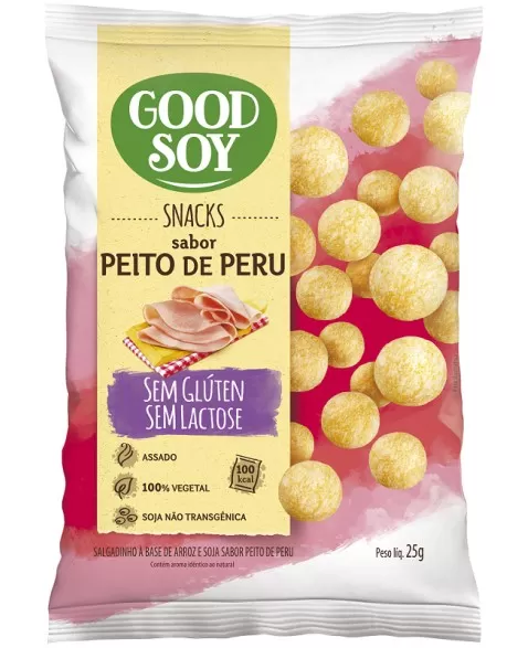 GOODSOY SNACKS SOJA PEITO DE PERU 25G