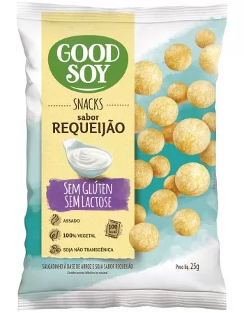 GOODSOY SNACKS SOJA REQUEIJAO 25G