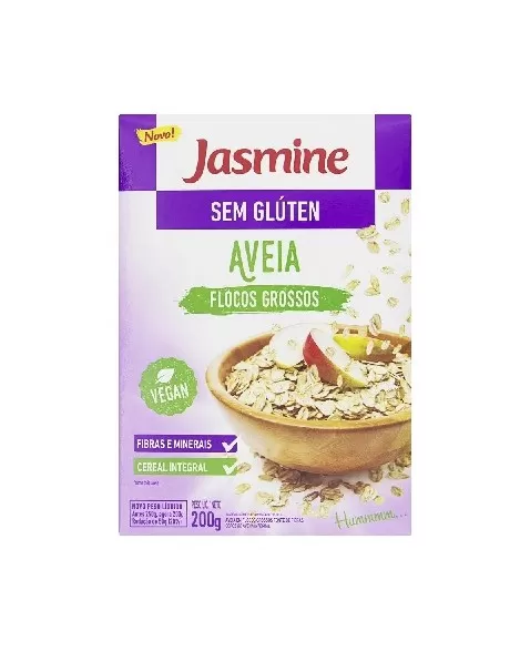 JASMINE AVEIA S/G FLOCOS GROSSOS 200G