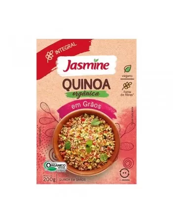 GRÃOS DE QUINOA ORGÂNICA 200G - JASMINE