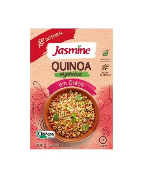 QUINOA GRÃOS ORGÂNICA 200G - JASMINE