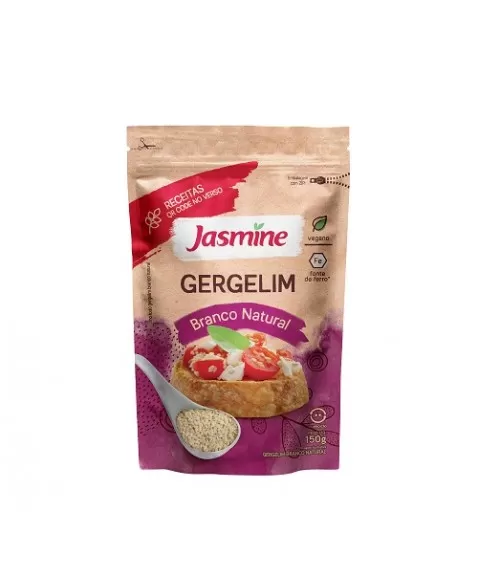 GERGELIM BRANCO INTEGRAL 150G - JASMINE