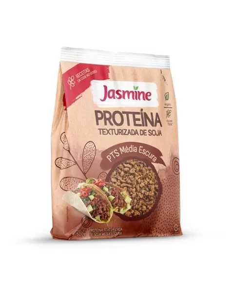 PROTEINA SOJA ESCURA INTEGRAL 500G - JASMINE