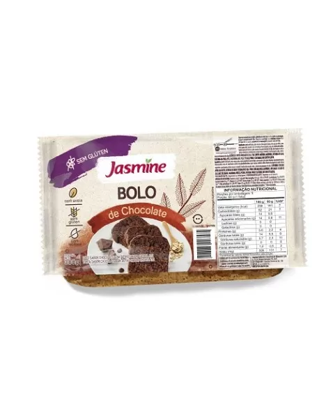 BOLO SEM GLÚTEN CHOCOLATE 300G - JASMINE