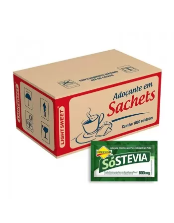 ADOÇANTE SOSTEVIA ZERO AÇÚCAR 1000X0,6G - LOWÇUCAR