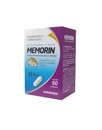 MAXINUTRI MEMORIN FOSFORO + VITAMINAS 60 CPS