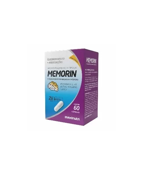 MAXINUTRI MEMORIN FOSFORO + VITAMINAS 60 CPS