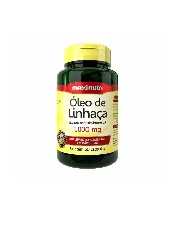 MAXINUTRI OLEO LINHACA 1000MG 60 CPS