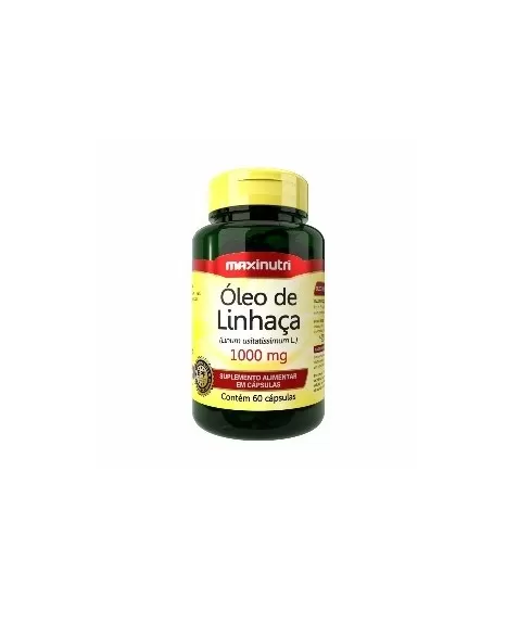 MAXINUTRI OLEO LINHACA 1000MG 60 CPS