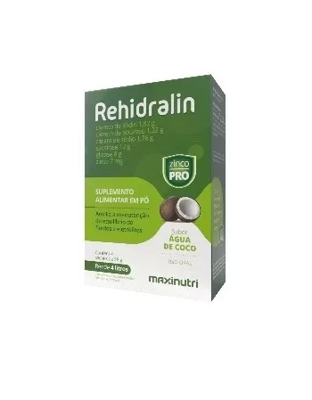 MAXINUTRI REHIDRALIN 04 AGUA COCO ENV 28G