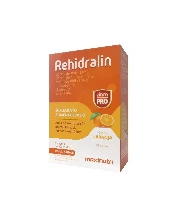 MAXINUTRI REHIDRALIN 04 LARANJA ENV 28G