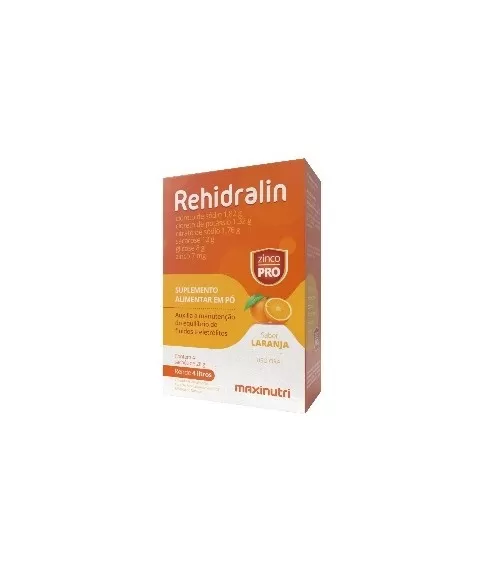 MAXINUTRI REHIDRALIN 04 LARANJA ENV 28G