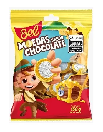 BEL MOEDAS CHOCOLATE PCT 150G