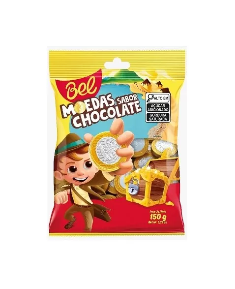 BEL MOEDAS CHOCOLATE PCT 150G