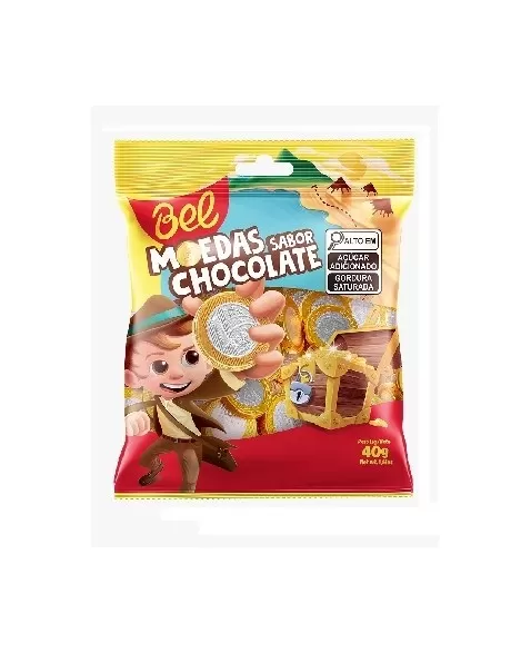 BEL MOEDAS CHOCOLATE PCT 40G