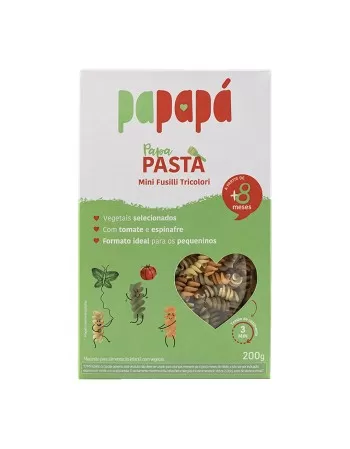 PAPAPA MACARRAO INFANTIL M. FUSILLI VEGETAIS 200G