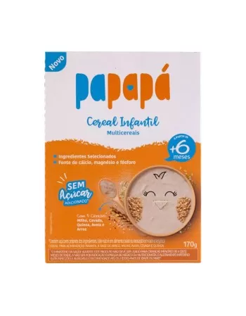 PAPAPA CEREAL INFANTIL AVEIA MULTICEREAIS SACHE 170G