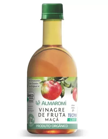 VINAGRE MAÇÃ PET 4% ORGÂNICO 400ML - ALMAROMI